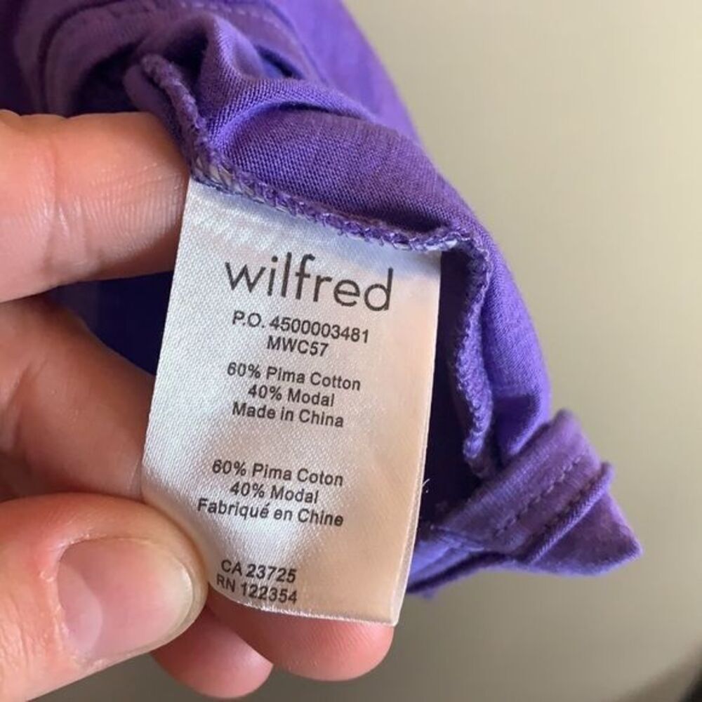 Wilfred Purple Racerback Tank Top - Picture 6 of 6